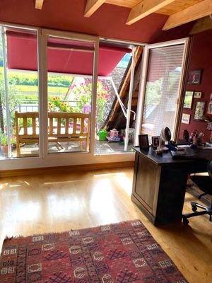 Rückzugsort (3. großes Zimmer) im DG mit Terrasse