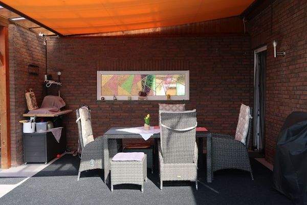 Überdachte Terrasse