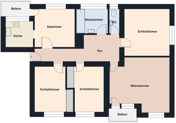 Grundriss ohne Maßstab