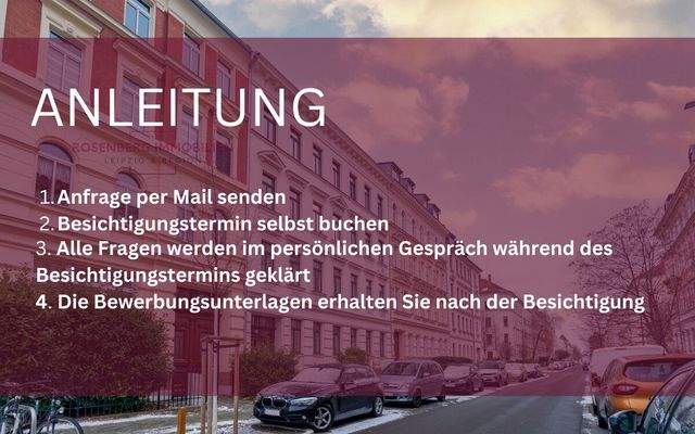 Immobilie in Leipzig / Gohlis zu vermieten_Anleitung