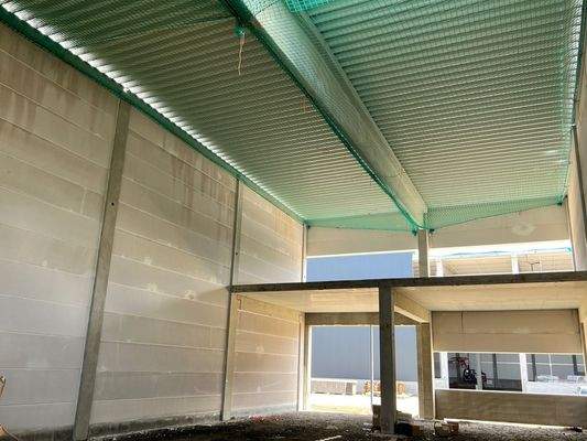 Hallenbereich Rohbau