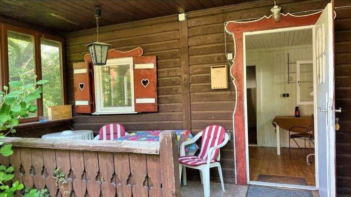 überdachte Terrasse im Salettl