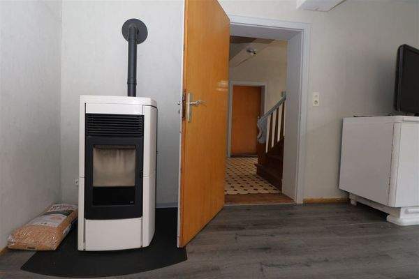 Pelletofen Wohnzimmer Erdgeschoss
