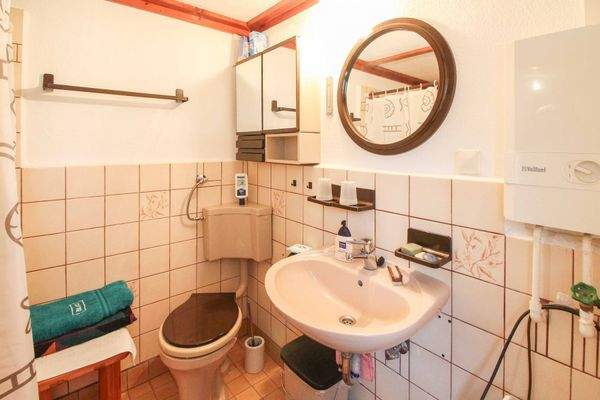 Badezimmer Bungalow m. Dusche