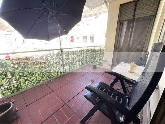 Großzügiger Balkon