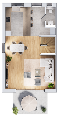 Erdgeschoss: Offen und einladend!