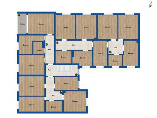 Grundriss Obergeschosse