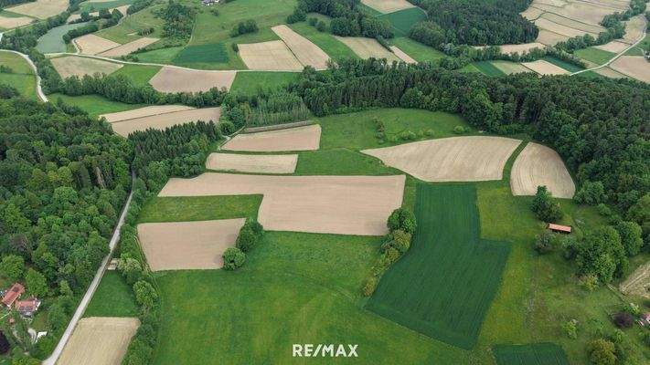 Luftbild - Grundstücke