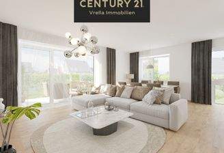 Wohn-, Ess- und Küchenbereich (visualisiert)