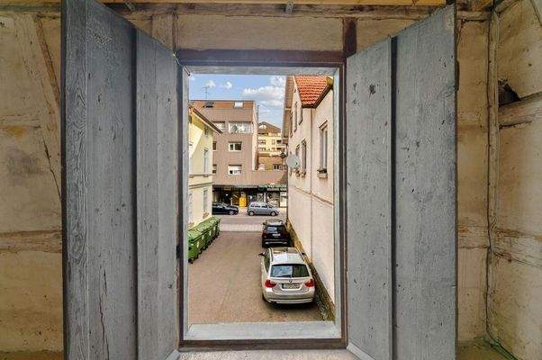 Blick auf die Stuttgarter Straße