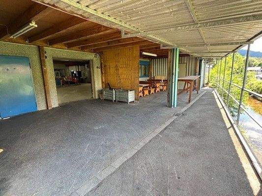 Ansicht Aufenthaltsbereich außen