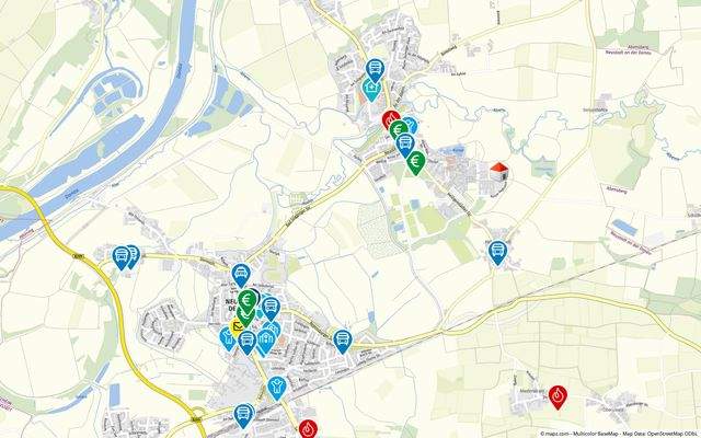 Geolyzer Kartenausschnitt