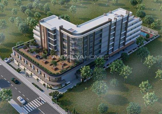 Spacious Apartments with Communal Pool in Antalya Altintas