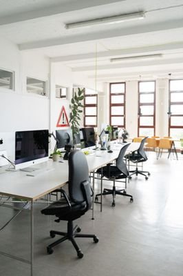 Desks for rent in sunny office loft