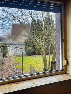 Blick aus dem Wohnzimmer