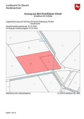 Lageplan Wiesen Drakenburg