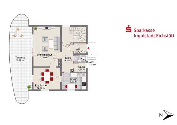 Erdgeschoss Altbestand