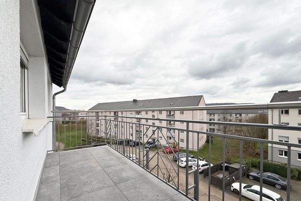 Balkon in West-Ausrichtung