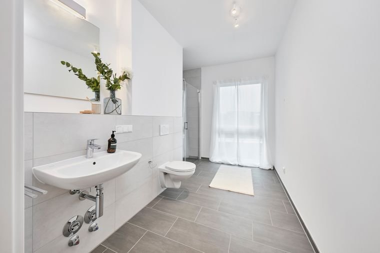 Badezimmer Musterwohnung