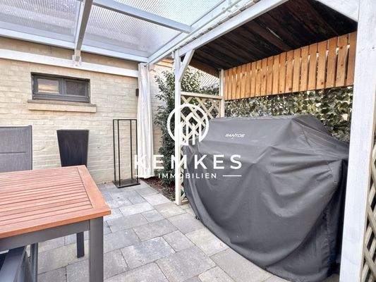 Überdachte Terrasse - Grillecke