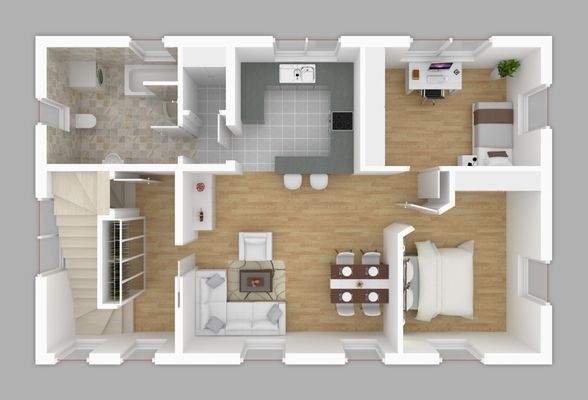 Grundriss 1. Obergeschoss