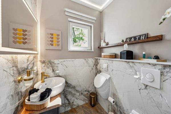 Gäste WC im Erdgeschoss