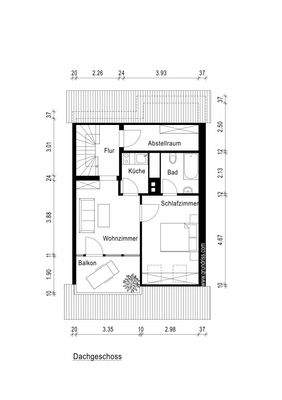 Grundriss Dachgeschoss