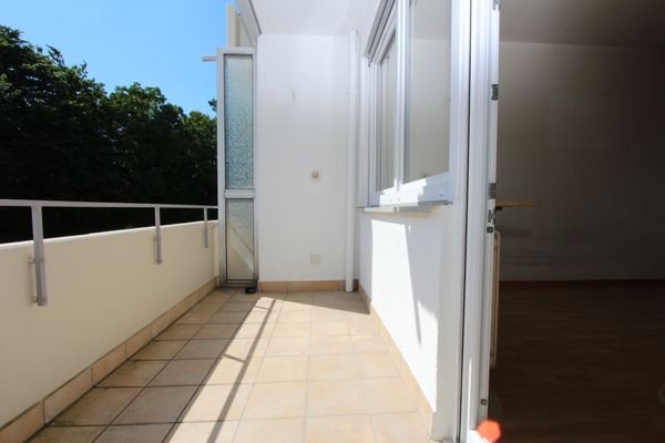 Überdachter Balkon