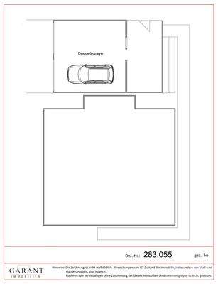 Grundriss Garage