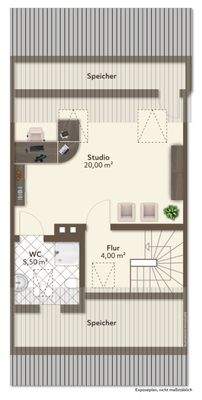 Grundriss Dachgeschoss