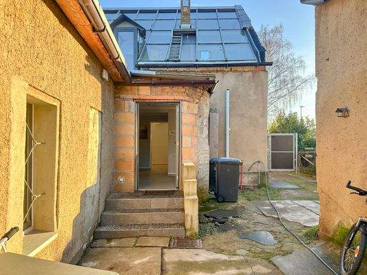 Eingangsbereich in das Haus