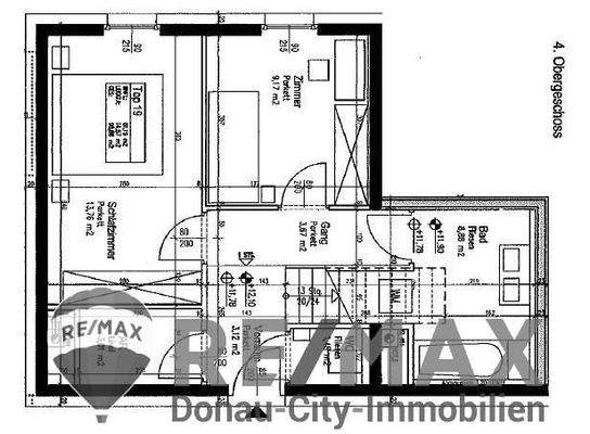 Plan OG 4. Stock DG 1 ETW 1210 Langenzersdorferstr