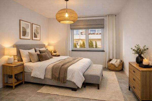 Visualisierung Schlafzimmer.