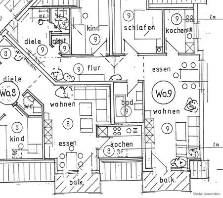 Grundriss Wohnung 9