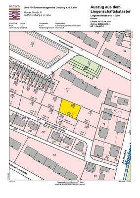 Flurkarte Grundstück 4