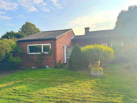 ....vom Garten auf den Wohnbereich