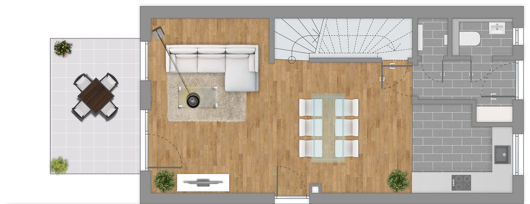 Erdgeschoss Eingang Rechts