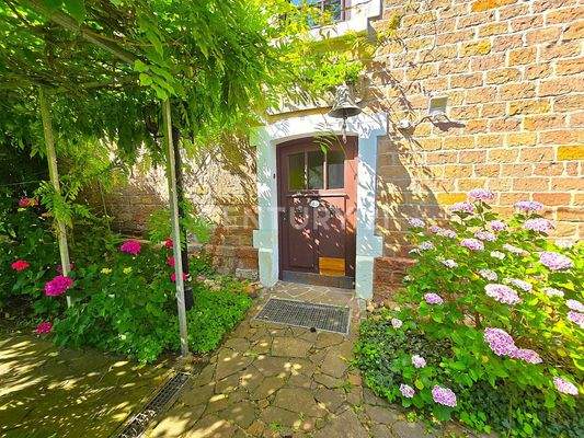 Haupteingang des Hauses 