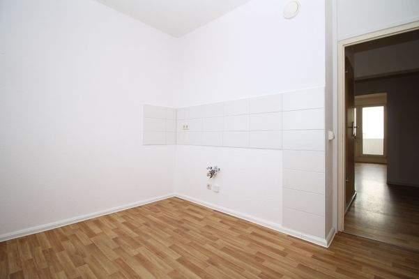 Einblick in die neue Küche