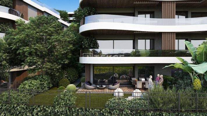 Sea View Apartments in a Complex with Pool in Kuşadası