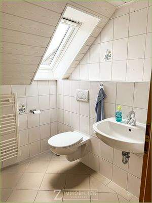 Duschbad im Dachgeschoss