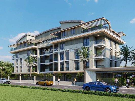 Stylish Apartments in a Complex Near the Sea in Konyaalti