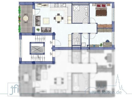 Grundriss Wohnung