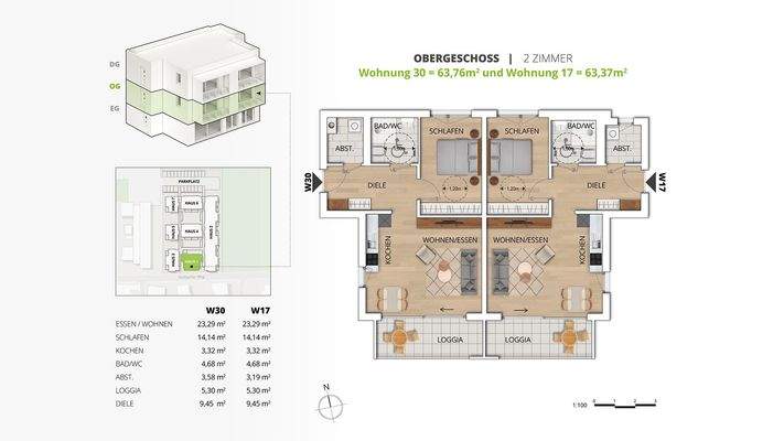 Grundriss Wohnung 30+17_website