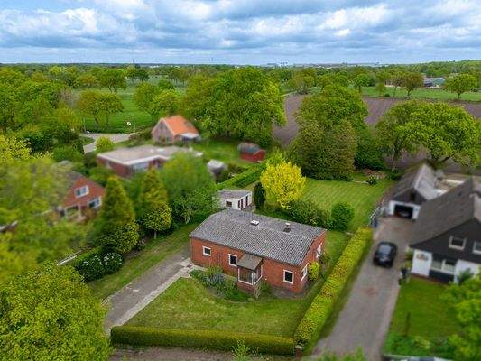 Blick auf das Grundstück