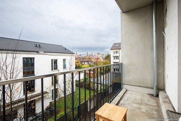 Ausblick Balkon Muster