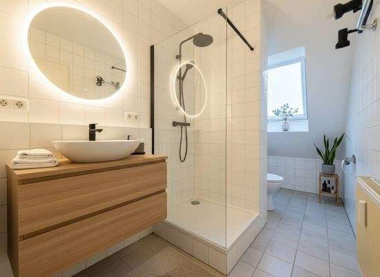 Tageslichtbadezimmer Digitale Möblierung