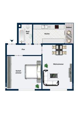 2. Obergeschoss Wohnung 6