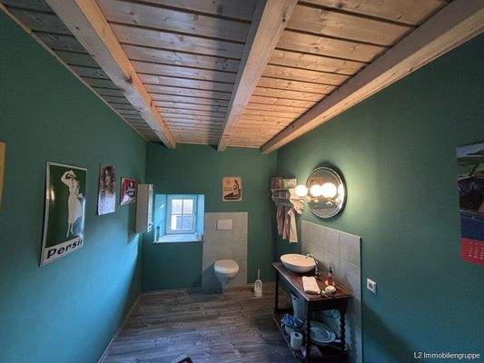 Gäste WC in Scheune