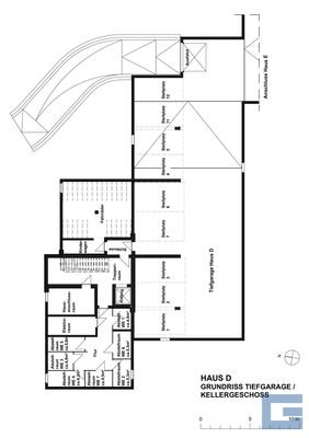 Geschossplan - Haus D - Kellergeschoss